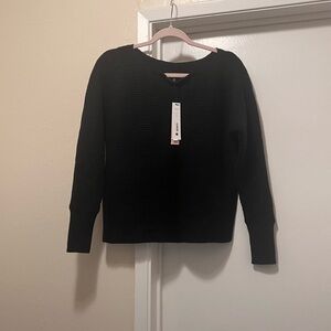 Classic Black Knit Pullover